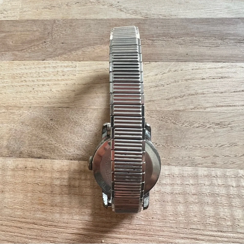 Timex waterproof ladies stainless steel speidel expansion band mechanical watch